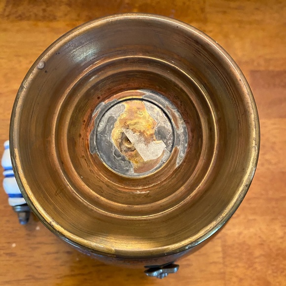 **SOLD**SOLD**SOLD**SOLD**Vintage brass coal ash scuttle, fireplace bucket - Picture 6 of 11
